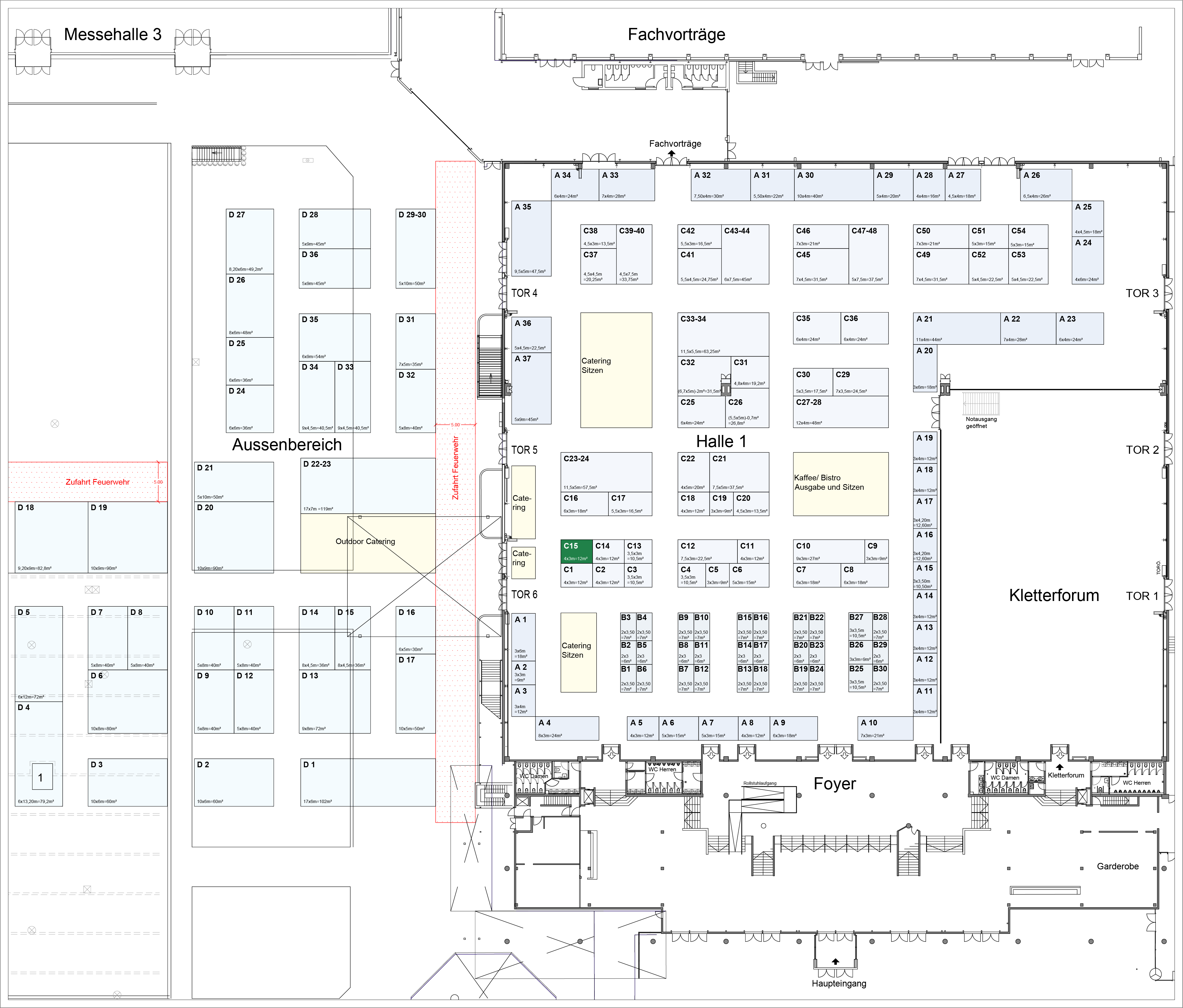 Stand C15 - 12m² (4x3m)