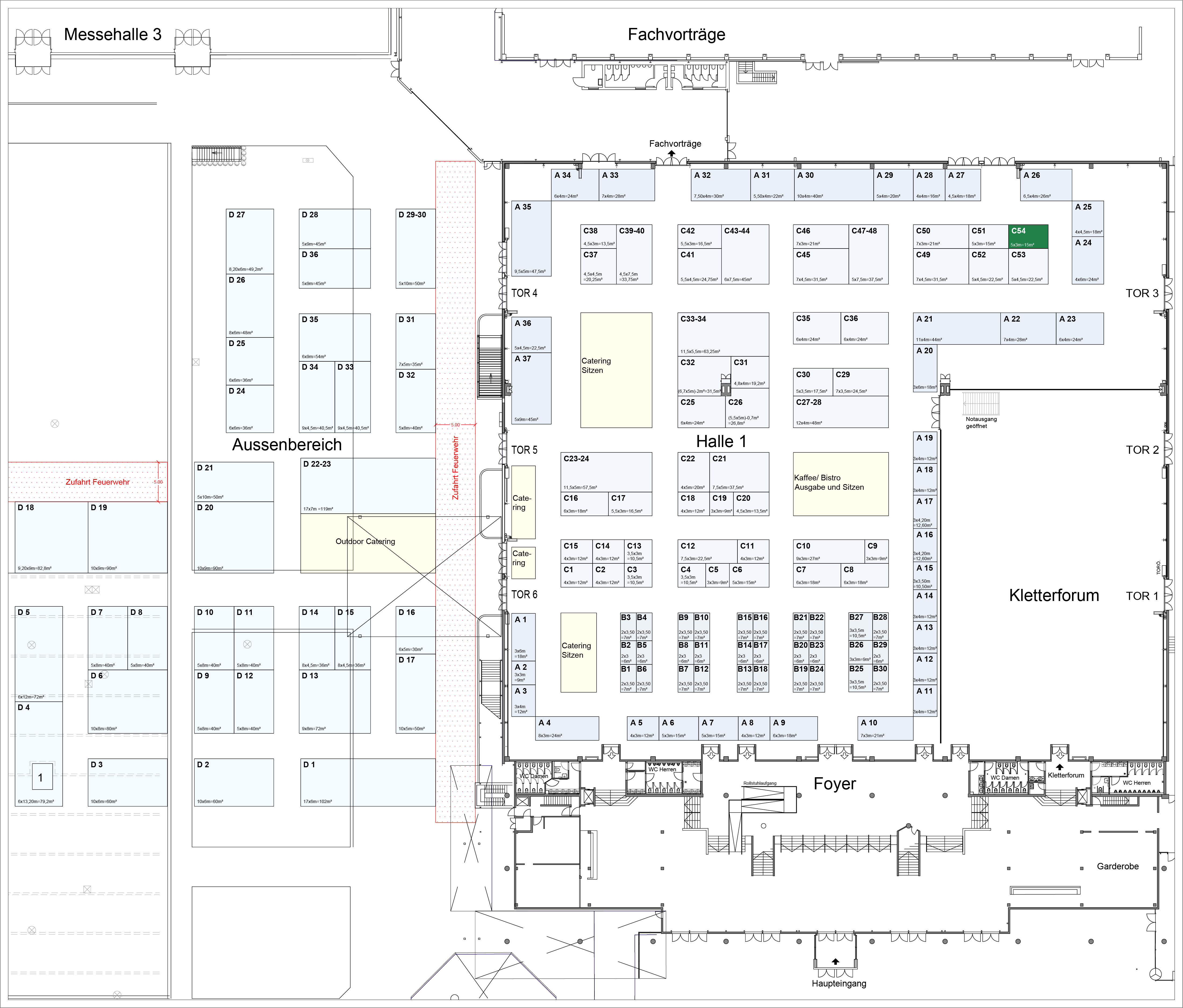 Stand C54 - 15m² (5x3m)