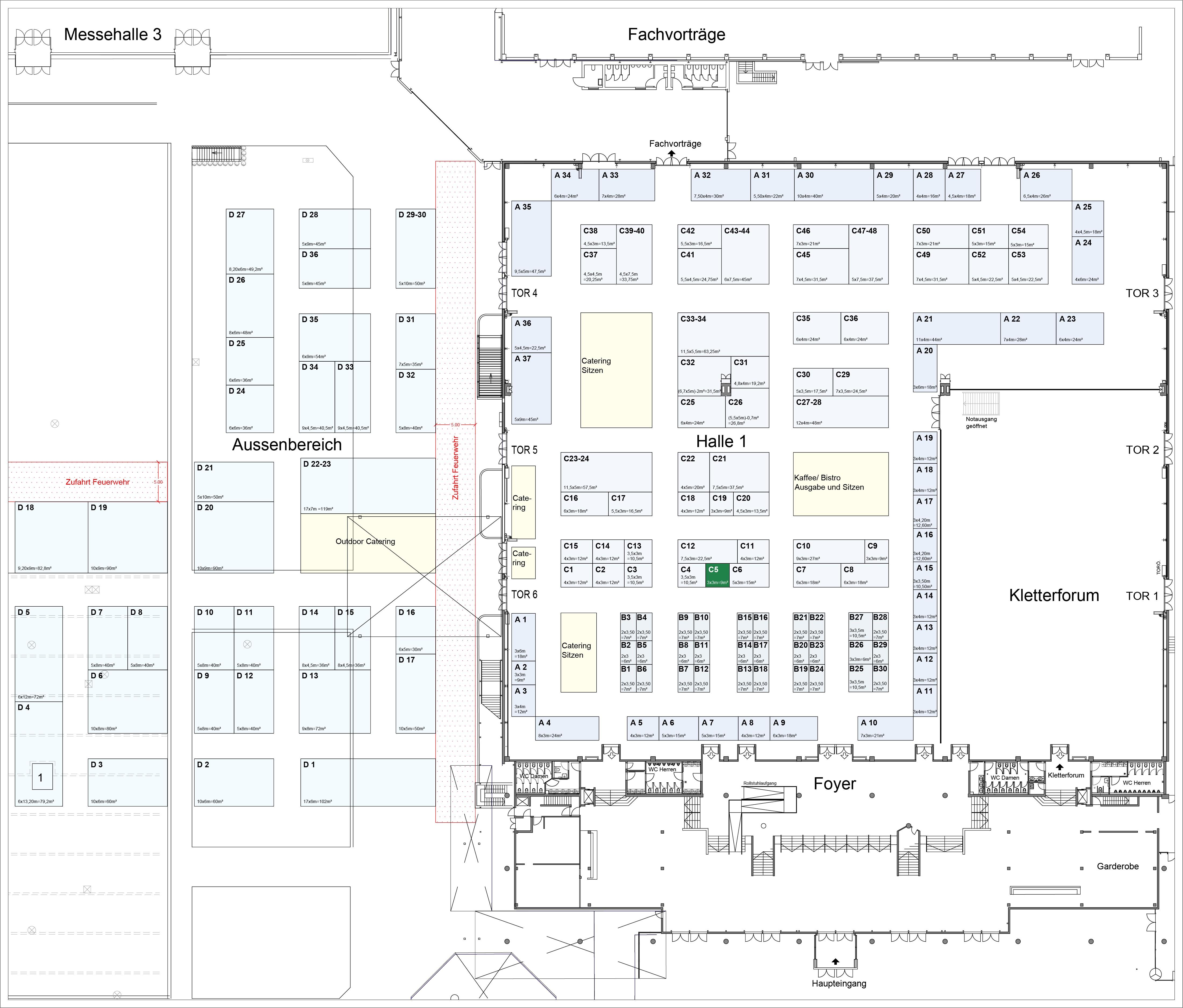 Stand C5 - 9m² (3x3m)